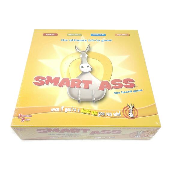 University Games Smart Ass Board Game New Sealed - Picture 1 of 4